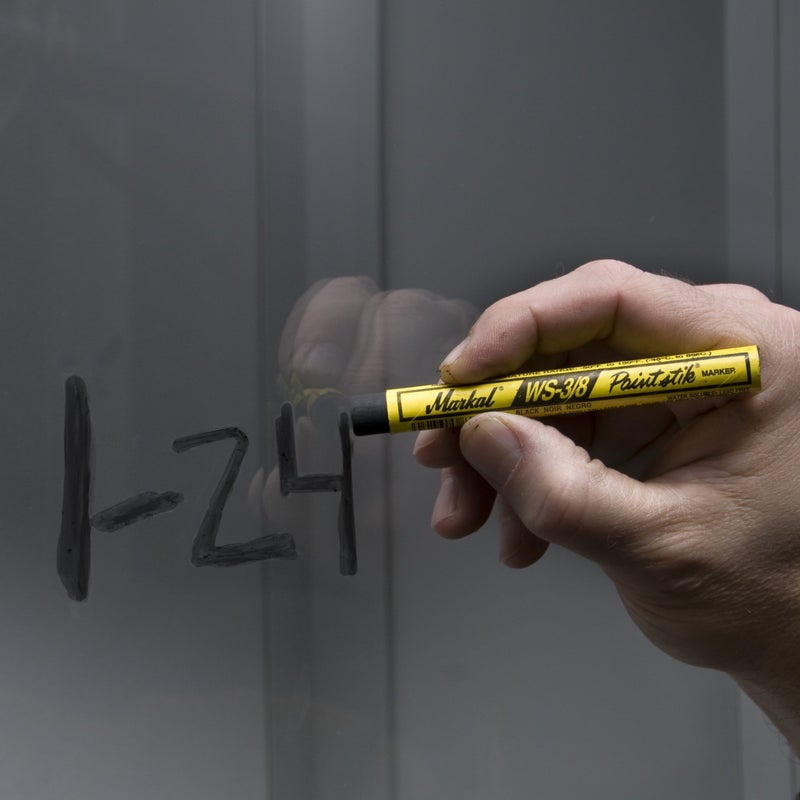 Markal 82420 WS-3/8 Paintstik REMOVABLE Solid Paint Marker/Crayon, White (Pack of 12) - Image 2